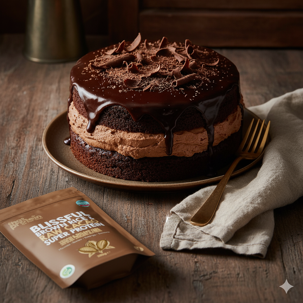 🍫 Velvet Double Choc Protein Mousse Cake – thatprotein