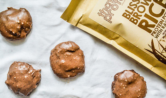 Brown Rice and Raw Cacao Protein Cookies. Recipe by that protein. – thatprotein