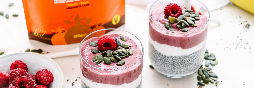 that protein Raspberry & Pumpkin Chia Pudding – thatprotein