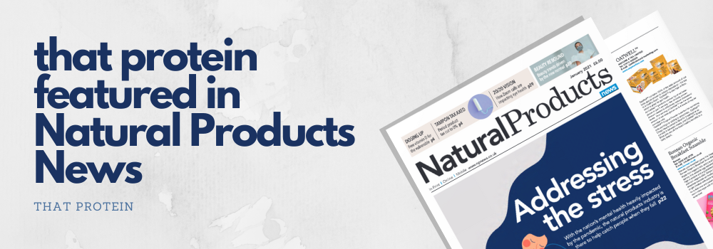 Less Protein News That Protein hits the Headlines at Natural Products News! – thatprotein