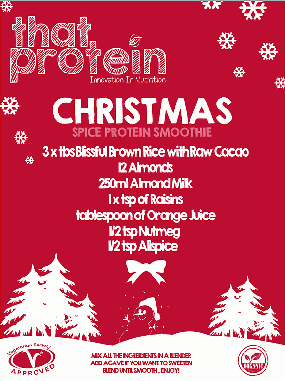 Christmas Spice Protein Smoothie