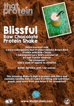 Blissful Raw Chocolate Protein Shake