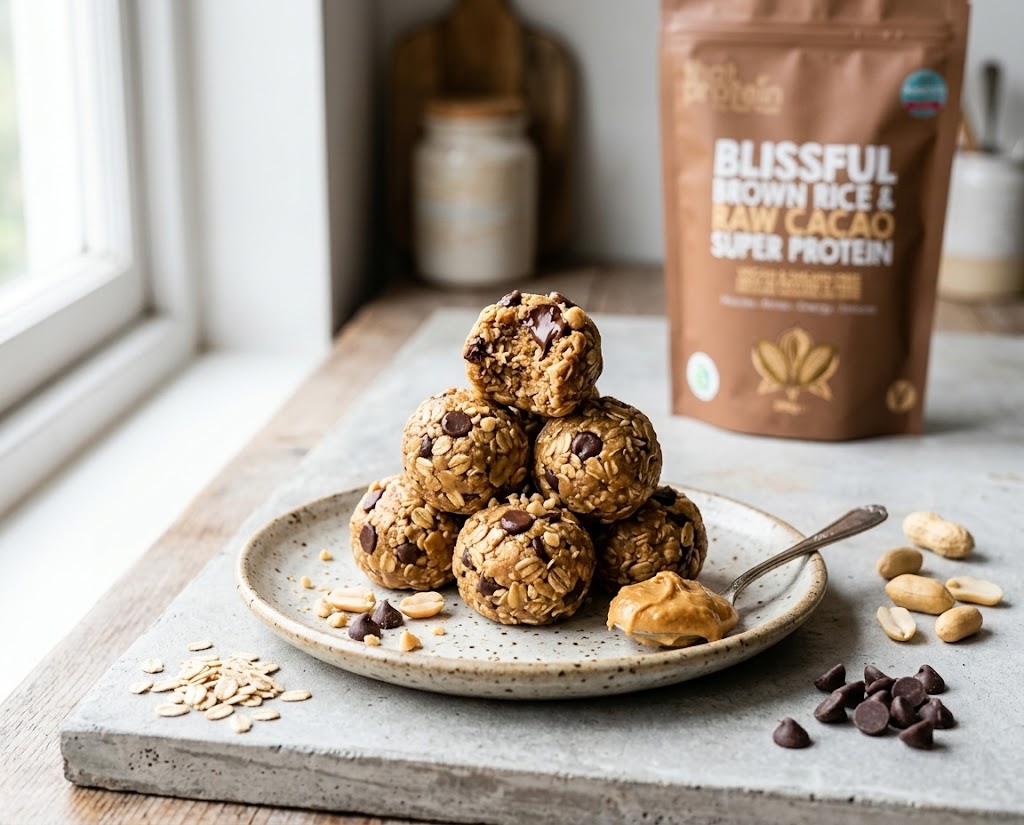 Low FODMAP Chocolate Chip Peanut Butter Protein Bites – thatprotein