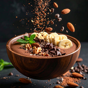 
                  
                    Load image into Gallery viewer, Double Chocolate Chip Protein Oats – Vegan, High Protein, Low FODMAP Breakfast
                  
                