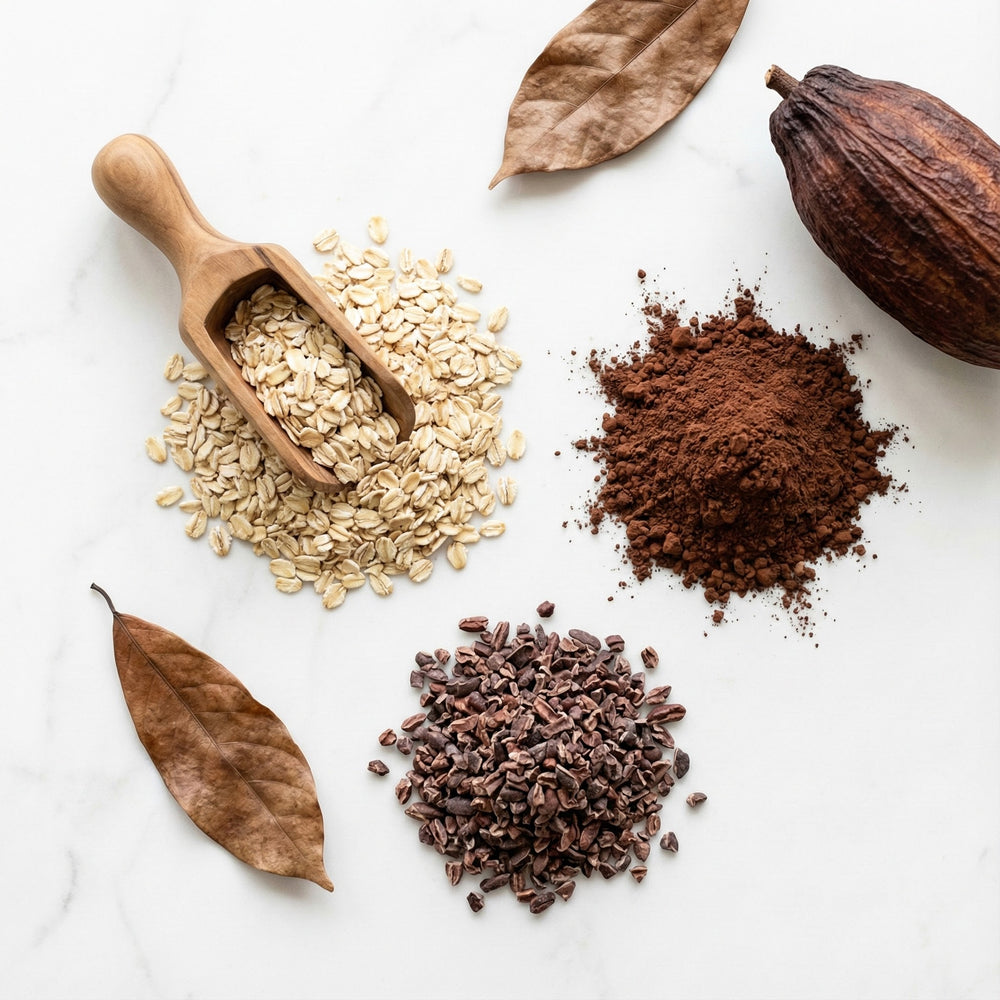 
                  
                    Load image into Gallery viewer, Double Chocolate Chip Protein Oats – Vegan, High Protein, Low FODMAP Breakfast
                  
                