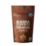 Enjoy the pure taste of Blissful Brown Rice & Raw Cacao Chocolate Protein. Certified Low FODMAP, vegan, and chemical-free—perfect for sensitive tummies and chocolate lovers. Free UK delivery over £40!