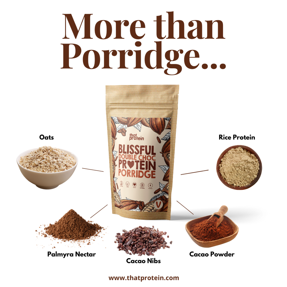 Blissful Double Choc Protein Porridge – Plant-Based, Low FODMAP, and Delicious