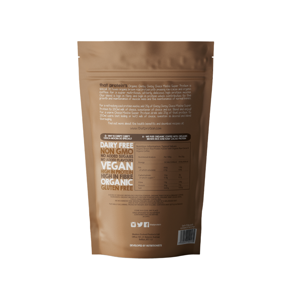 
                  
                    Load image into Gallery viewer, Chirpy Chirpy Choca Mocha Organic Super Protein
                  
                
